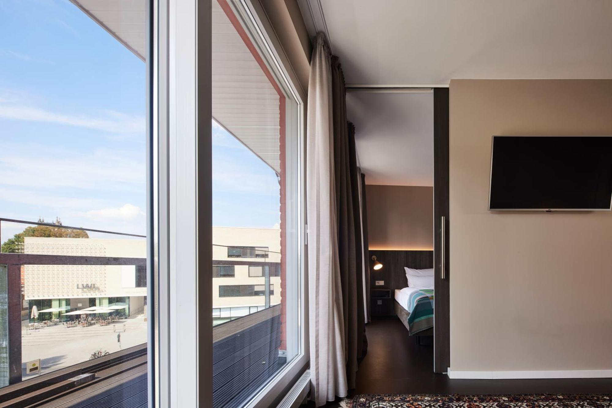 Central Hotel Muenster Bagian luar foto