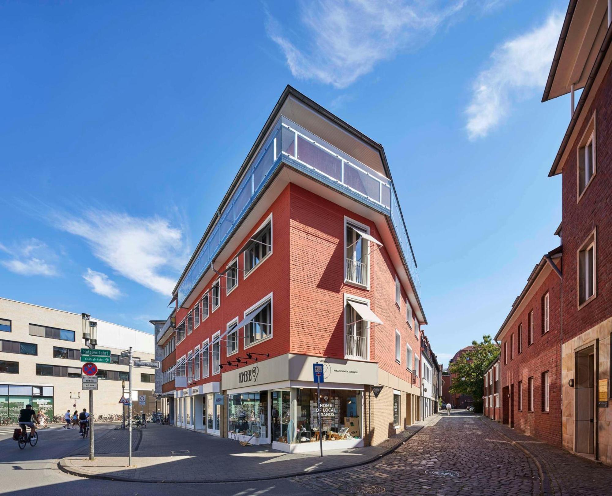 Central Hotel Muenster Bagian luar foto